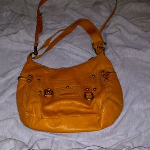 Nicoli large brown leather convertible crossbody EUC